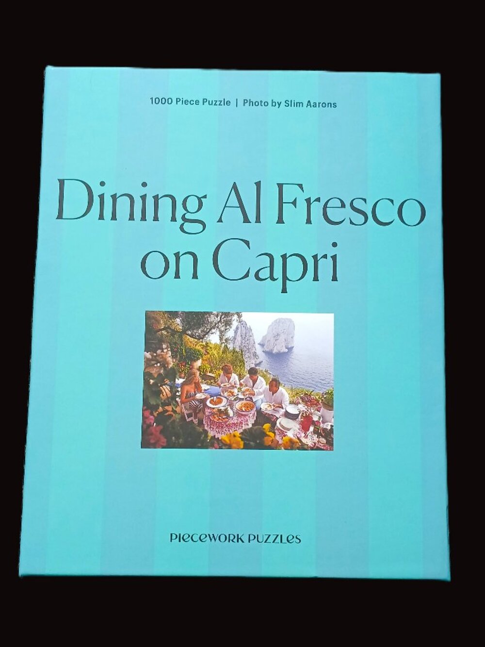 Piecework "Dining Al Fresco On Capri" Jigsaw Puzzle, 1000 Pieces
